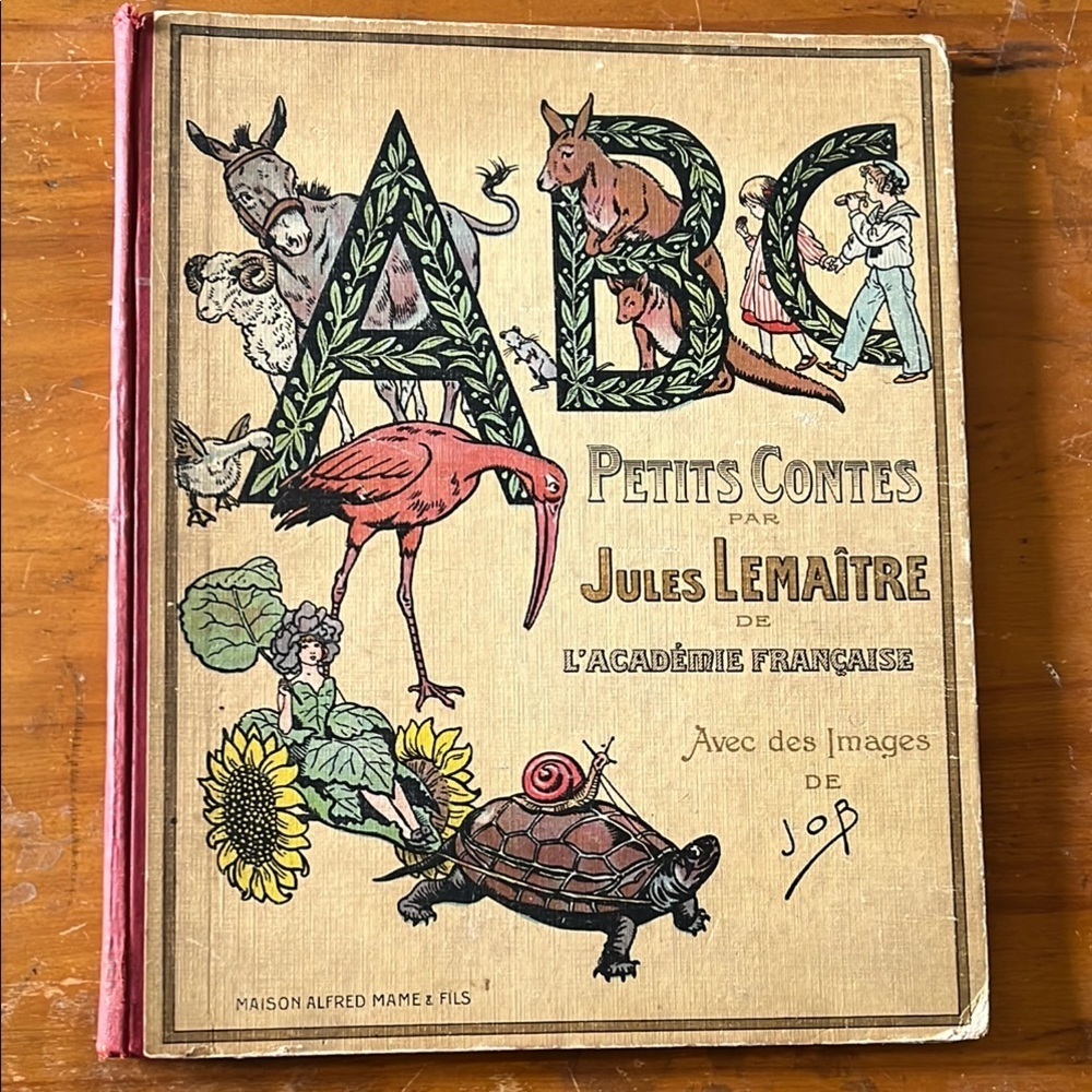 ABC Petits Contes Lemaitre Jules Job Published by Maison Alfred Mame Fils Tours
